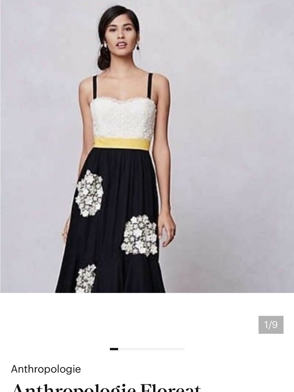 Anthropologie Floreat Dandelion Dream dress. Women size 8